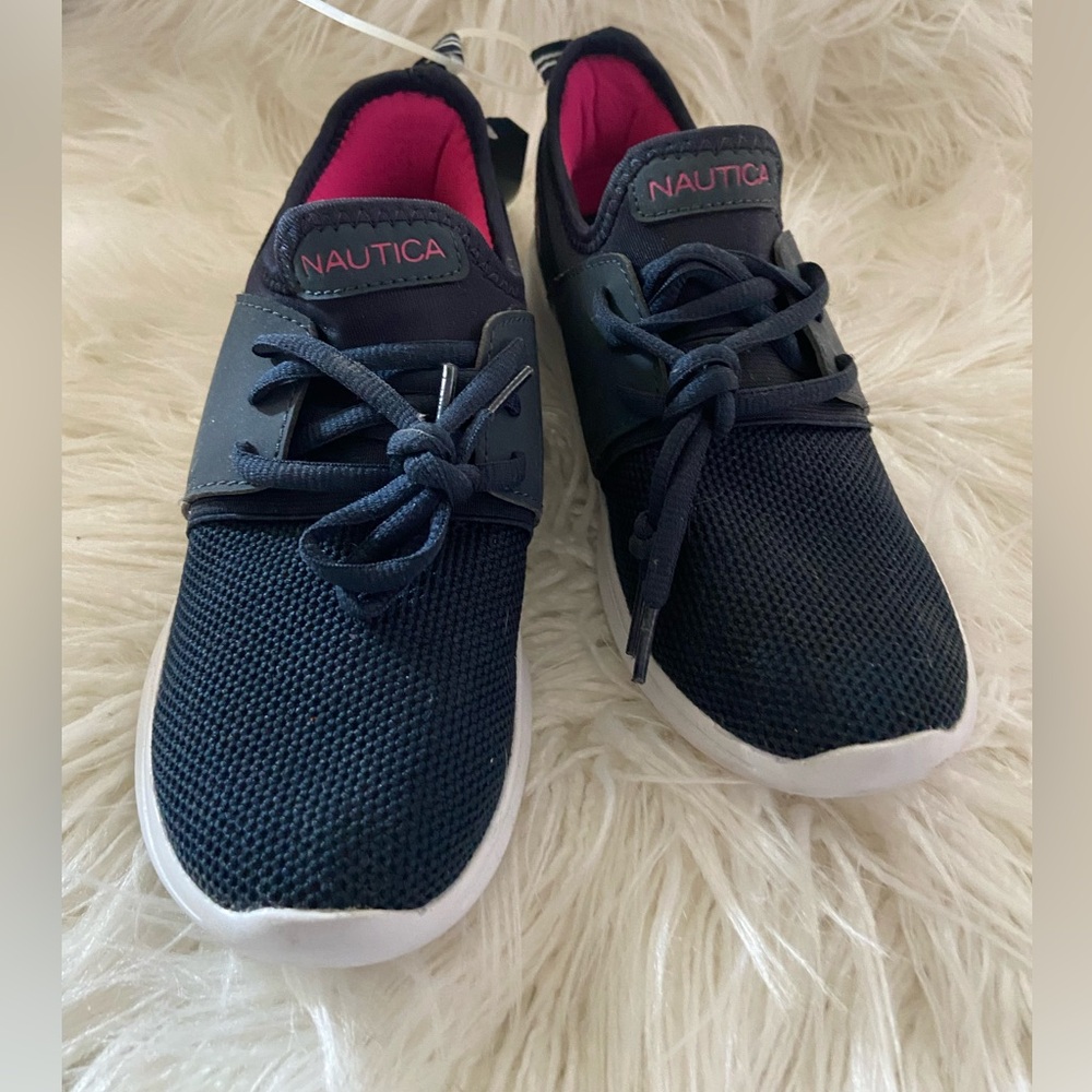 Nautica Navy and Pink Athletic Shoes